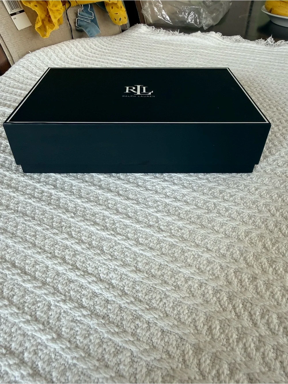 Ralph Lauren Black Box with White Trim and RLL Logo